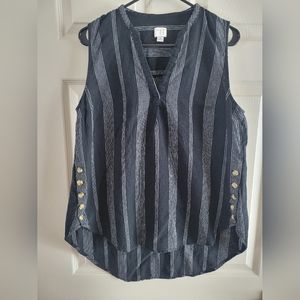Women's XL Striped Tank